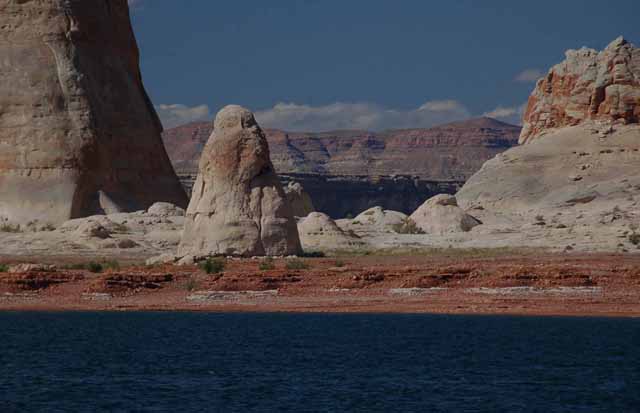 Rock formation on Lake Powell